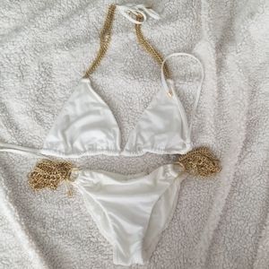 *SOLD* Beach bunny ball and chain